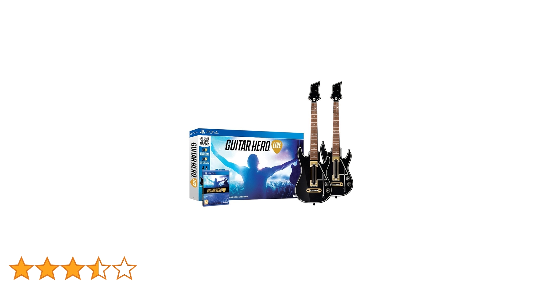 激レアGuitar Hero Live PS4 ギターコントローラー2本セット Guitar Hero Live: Double Guitar Bundle (Exclusive to Amazon.co.uk
